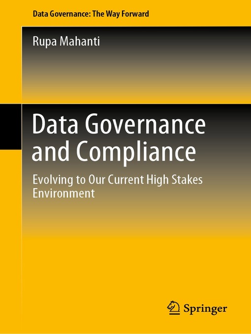 Title details for Data Governance and Compliance by Rupa Mahanti - Available